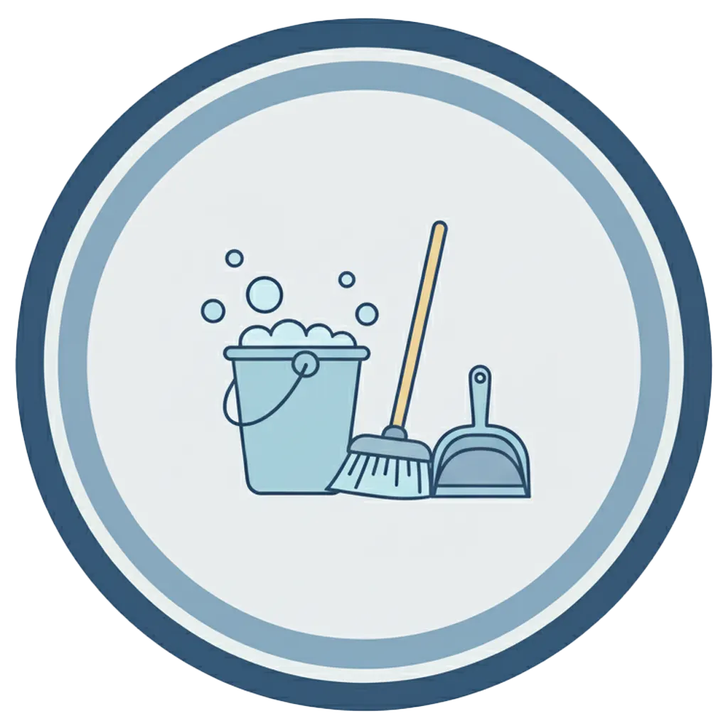 أيقونة تنظيف وغسيل