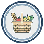 أيقونة تجهيزات غذائية