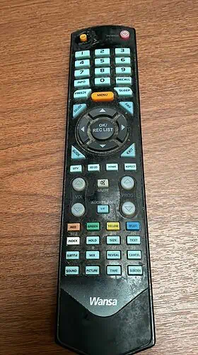 ريموت تلفزيون ونسا Wansa متوفر للبيع مع خدمة التوصيل في الكويت 1 بديل ريموت تلفزيون Wansa.