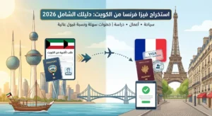 مكتب استخراج فيزا فرنسا من الكويت 97525650 