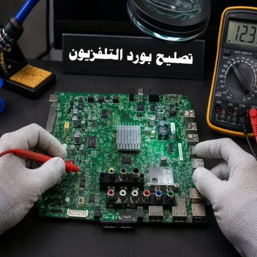 بورد التلفزيون متى يحتاج تصليح ومتى يحتاج إلى تغيير؟ 1 تصليح بورد التلفزيون وفحص مكونات اللوحة الإلكترونية